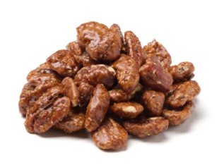 Noix de pécan caramélisées