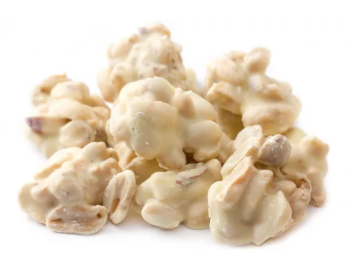 Rochers de cacahuètes enrobées de chocolat blanc 240g