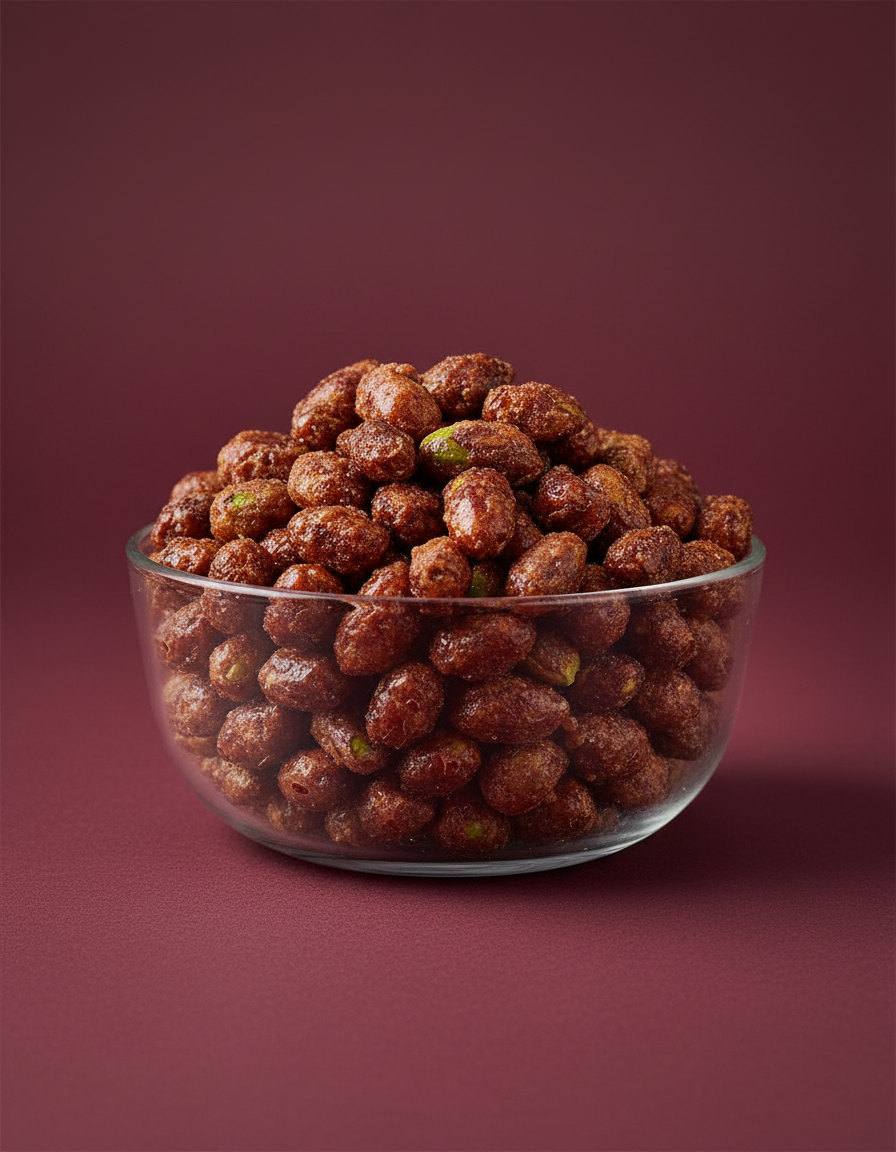 Pistaches bio grillées au caramel salé