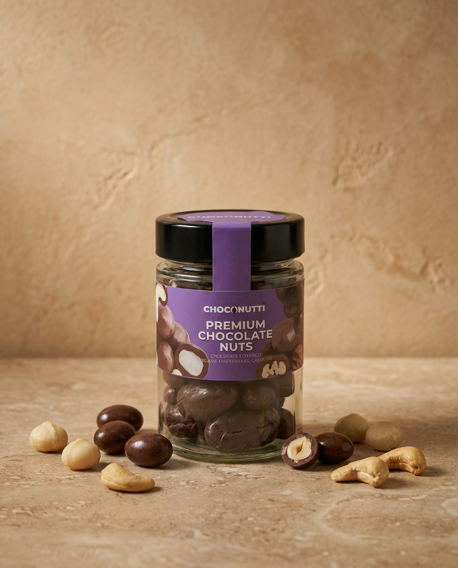 Premium chocolate nuts