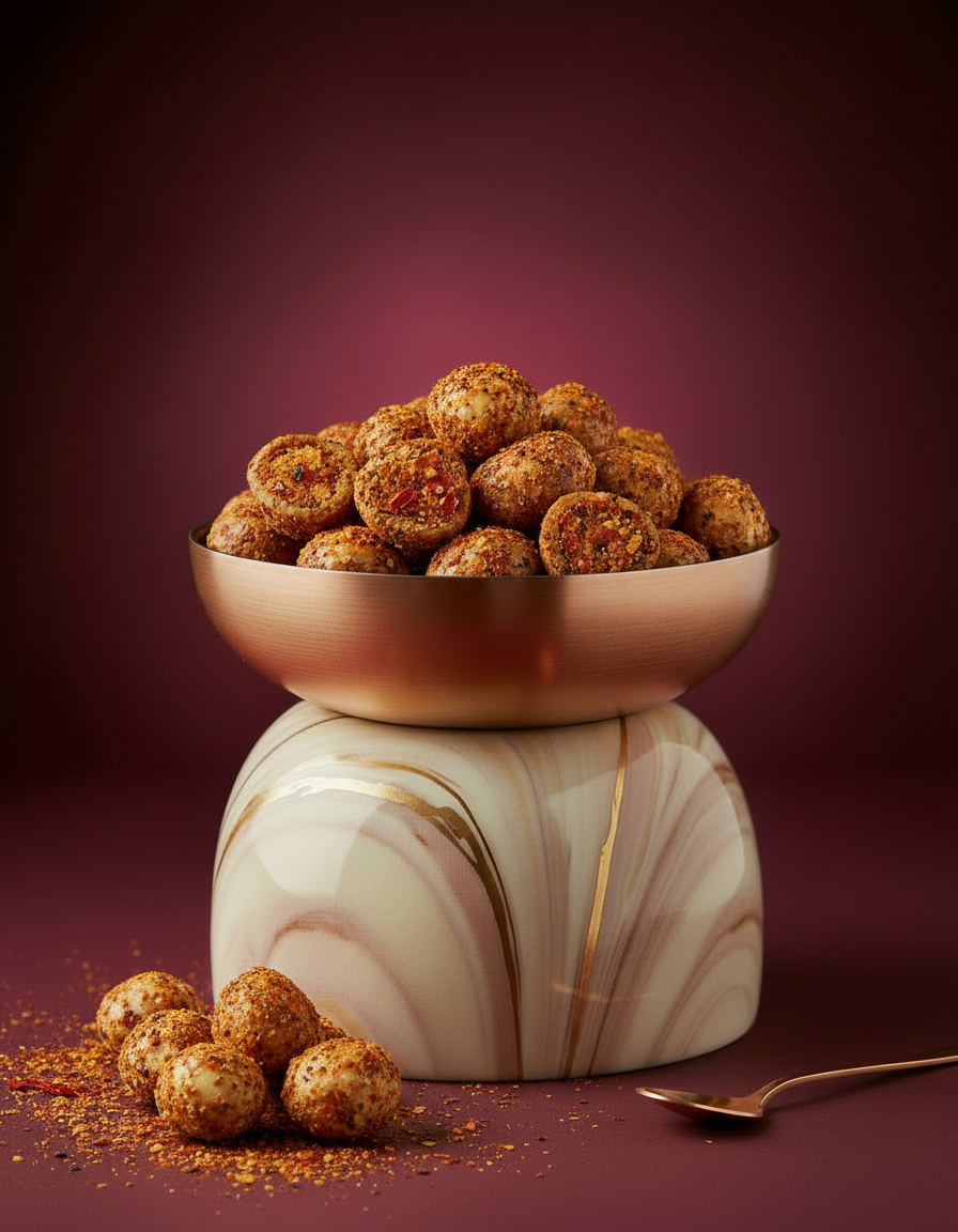 Noix de macadamia au piment de galanga