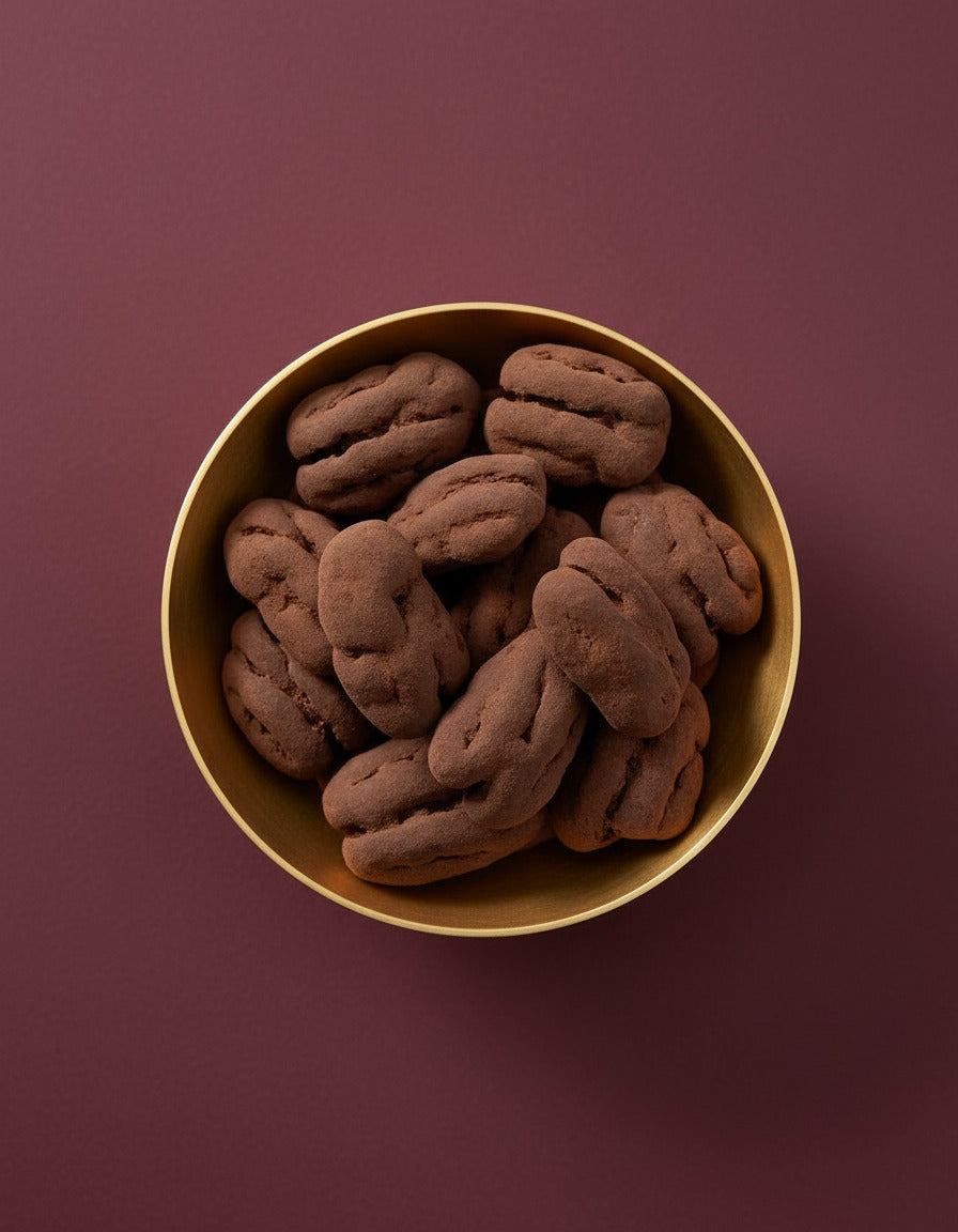 Truffes de noix de pécan au chocolat au lait et cacao