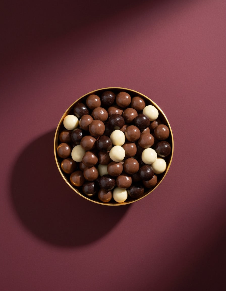 Boules de riz croustillantes aux 3 chocolats
