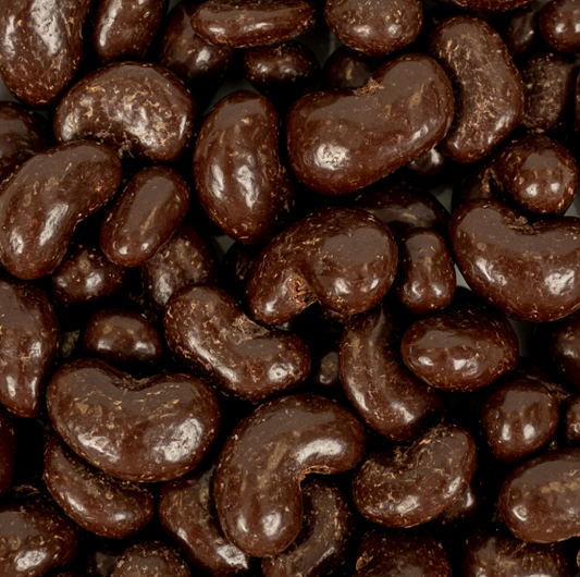 Noix de cajou enrobées de chocolat noir 270g