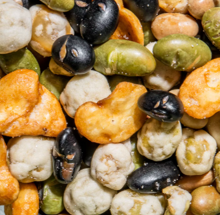 Mélange de haricots et de pois rôtis et salés 250g