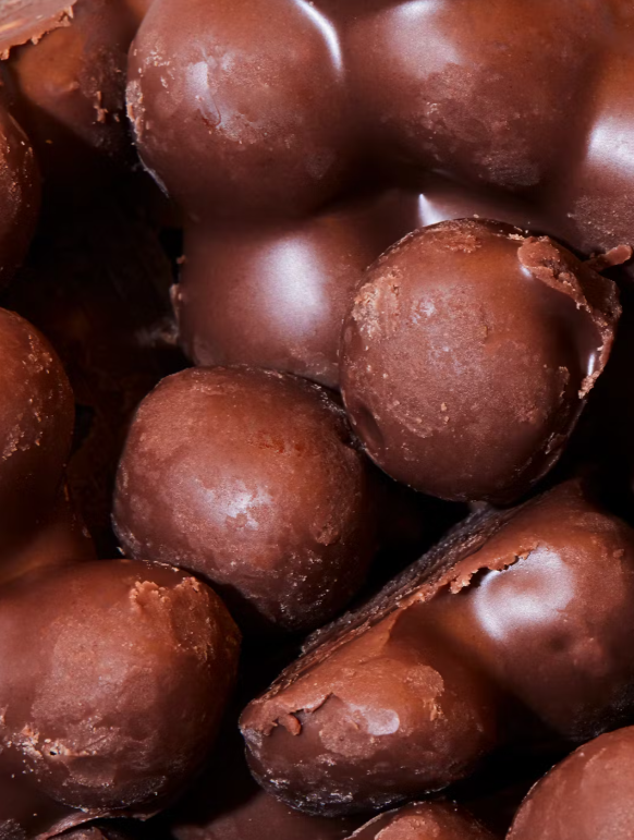 Bouchées de noisettes enrobées de chocolat au lait 250g