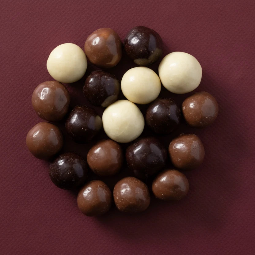 Boules de riz croustillantes aux 3 chocolats