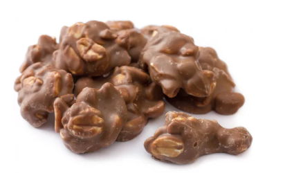 Rochers de cacahuètes enrobées de chocolat au lait 250g